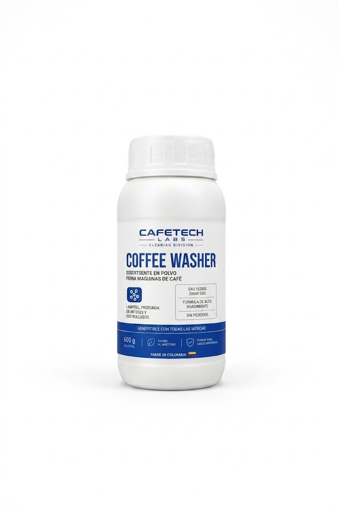 Coffee Washer CaféTech Labs 600g — detergente backflush espresso